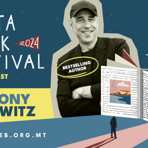 Anthony Horowitz is the special guest at the 2024 Malta Book Festival